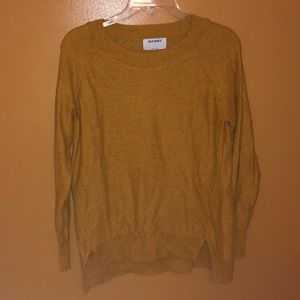 Old Navy Rusted Yellow Tunic Sweater